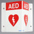 Philips 989803170921 AED Wall Sign (Red)