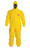 DuPont QC127T Tychem Coverall with Hood and Elastic Wrists (4/Case)