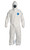 DuPont TD127S Tyvek Hooded Coverall with Elastic Wrists and Ankles (25/Case)