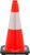 Cortina 03-500-21O W Series Orange Traffic Cone with Reflective Collar (18")