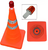 Cortina 03-501-02 Pack N Pop Orange Cone with Reflective Collar and LEDs (28") (4/Pack)