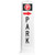 Cortina 03-768W-PRA White Trailblazer Right Arrow Vertical Park Panel