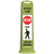 Cortina 03-768LI-PX Lime Trailblazer Vertical Panel Diamond Grade Sheeting (Stop)