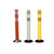 Cortina 04-728 Tubular Delineator with HIP Collars and Black Base (28")
