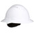 3M SecureFit Full Brim Vented Hard Hat H-800SFV-UV with 4-Point Pressure Diffusion Ratchet Suspension & UVicator