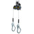 Miller MTL-LEP2-62/9FT Turbolite+ Edge Twin SRL with Steel Locking Rebar Hook (9 ft.)
