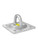Frontline COP02-10K Concrete and Steel 10k Lbs Reusable Anchor Plate 
