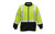 Kishigo JS161 Lime Mock Neck Zip Up Sweatshirt