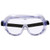 3M 91252H1-DC-14 Goggle Chemical Splash Black Strap Clear Lens (Each)