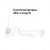 3M Virtua Protective Eyewear 11228-00000-100 Clear Uncoated Lens, Clear Temple.