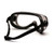 Pyramex G404T Clear H2X Anti-Fog with Foam Padding