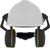 MSA 10190357 V-Gard Helmet Mounted Hearing Protection (SNR 32 dB)