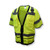 Radians SV59Z-3ZGD Type R Class 3 Heavy Duty Surveyor Safety Vest with Zipper
