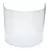 MSA 10115856 Molded V-Gard Visor for Chemical & Splash Applications (8"x17"x .098")