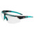 Uvex S2880HS Avatar Teal Frame Clear Lens Safety Glasses with Hydroshield Coating 