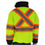 PIP 333-1745X ANSI Type R Class 3 and CSA Z96 Two-Tone X-Back, Black Bottom Bomber Jacket