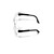 MSA 10008175 Rx Overglasses Safety Glasses with Black Temples and Clear Anti-Fog Lens