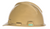 MSA 464852 V-Gard Cap Style Hard Hat with Fas-Trac III Suspension (Gold)