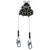 Miller MTL-LEP2-61/6FT TurboLite Edge Twin 6 ft SRL Steel Cable Snap Hook (6Ft).