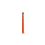 Cortina 03-734 45" EZ Grab Flared Orange Post