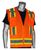 PIP 302-0500-ORG ANSI Type R Class 2 Two-Tone Eleven Pocket Surveyors Vest (Orange)