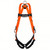 Miller T4007/S/MAK Titan II Non-Stretch Harness with Side D-Ring (S/M)