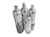 WatchGas CAL-QUAD-58 Calibration Gas Bottle N2 Bal (CH4 (2.5%), O2 (18.0%), H2S (25 ppm), CO (100 ppm)) (58L)