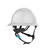 PIP 280-EV6262V-CH JSP Evolution Deluxe Full Brim Safety Helmet with HDPE Shell and 4-Point Chinstrap