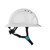 PIP 280-EV6262V-CH JSP Evolution Deluxe Full Brim Safety Helmet with HDPE Shell and 4-Point Chinstrap