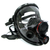 North 760008AS Full Facepiece with 5 Strap Headband and Dual Cartridge Connectors (Small)