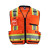 Milwaukee Orange Class 2 Surveyor's High Visibility Safety Vests