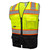 Fierce Safety Superior Surveyors SU400 Class 2 Meshed Two Tone Black Bottom Vest and Tablet Pockets - World Cup Customization