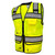 Fierce Safety Surveyors Class 2 Safety Vest with Tablet Pockets and Neck Padding - World Cup Customization