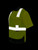 Fierce Safety Class 2 Green Polo with Black Trim and Moisture Wicking Technology - World Cup Customization