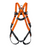Miller T4700FP Titan Full-Body Harness with Hi‑Viz Webbing and Back D‑Ring with Tongue Leg Buckles