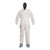 Dupont PB122SW White Basic Coverall with Hood and Shoe Covers (25PK)