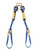 3M DBI SALA 3101374 Twin-Leg Quick Connect Self Retracting Lifeline 9'