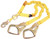 3M DBI SALA 1244459 2 Leg 100% Tie-Off Rescue Shock Absorbing Lanyard 6'