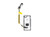 3M DBI SALA 1500089 Adjustable Radio/Cell Phone Holster with Coil and D-Ring