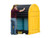 Justrite 28675 EcoPolyBlend DrumShed with rolltop doors