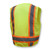 Radians SV6G Two Tone Surveyor Class 2 Safety Vest Hi-Vis Lime