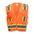 Radians SV6O Two Tone HiViz Orange Surveyor Class 2 Mesh Safety Vest