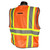 Radians SV6HO Hi-Viz Orange Mesh Class 2 Two Tone Surveyor Vest