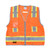 Radians SV6HO Hi-Viz Orange Mesh Class 2 Two Tone Surveyor Vest