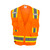 Radians SV6-2ZOM Orange Mesh Two Tone Surveyor Class 2 Safety Vest