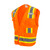 Radians SV6-2ZOM Orange Mesh Two Tone Surveyor Class 2 Safety Vest