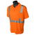 Radians ST12-2POS Class 2 Orange Hi-Viz Safety Short Sleeve Polo