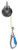 MSA 63011-00I Mini 6' Web SRL with Aluminum Swivel Carabiner