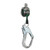 MSA 63011-00A SRL 6 ft Web with Aluminum Rebar Hook and Steel Carabiner