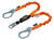 Miller T6122SS-Z7/6FTAF Twin Leg Stretch Absorbing 6' Lanyard